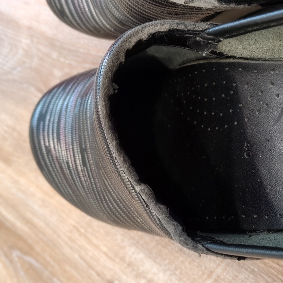 Dansko Colorful Striped Women's Slip-On Clogs size 40 Euro (10 US) - Picture 5 of 14